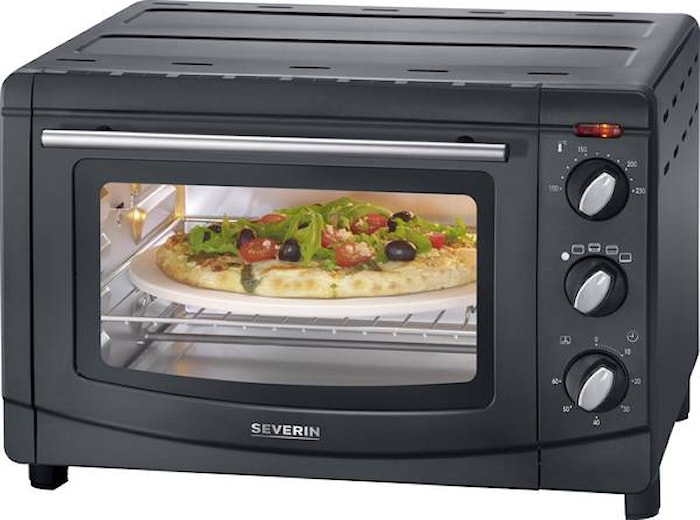 Miniovn med Pizzastein 20L