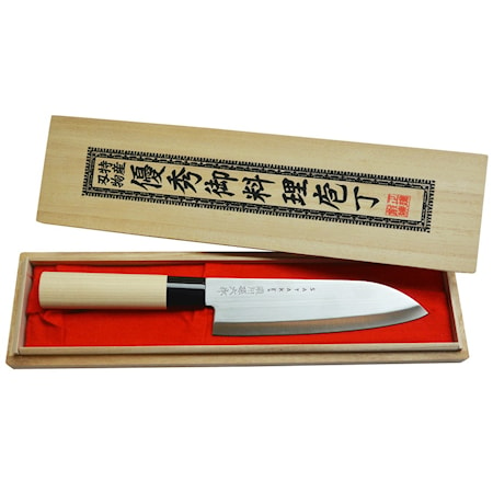 Houcho Santoku Knife 17 cm in Balsabox