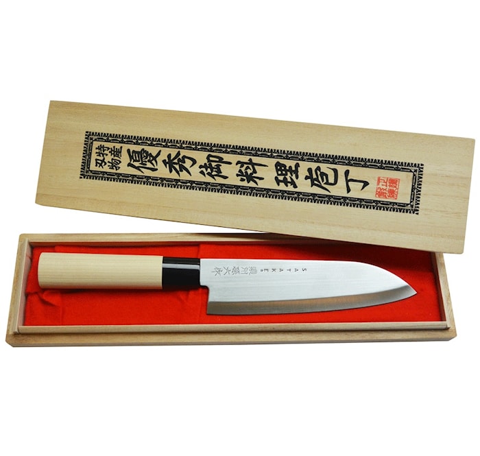 Houcho Santoku Knife 17 cm in Balsabox
