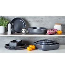 Appolia Ugnsformset 25+32 cm Grå & Vit
