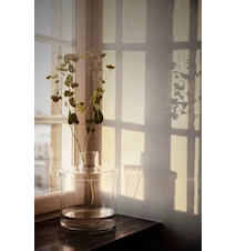 Vase med lokk 21 cm