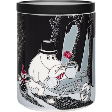 Moomin pot 1,2 L Äventyr flytten keramische deksel