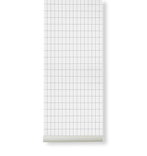 Grid Tapet Black/White