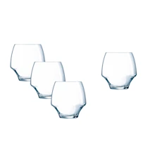 Open Up Vannglass 38 cl 4-pakning Klar
