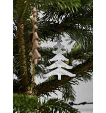 Joulukuusenkoriste Tree Harmaa/Hopea