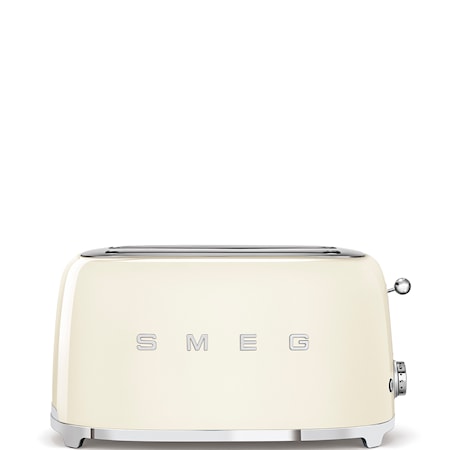 Smeg Brödrost 4 skivor Smal Creme Vit