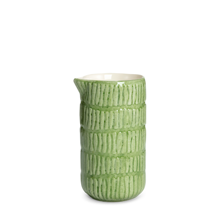Stripes Mjölkkanna 30 cl 12,5 cm Keramik Grön