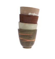 Japansk Keramik Krus Multicolor (Set of 4)