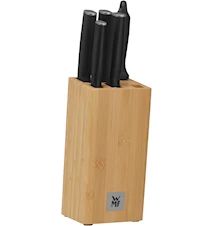 Kineo Messerset mit 4 Messern, 1 Messerblock und 1 Wetzstahl