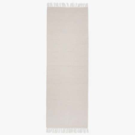 Matta 70×200 cm Bomull Sandbeige