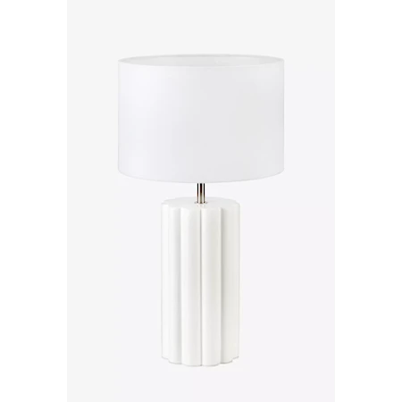 Markslöjd Column Bordslampa 44 cm Vit/Vit