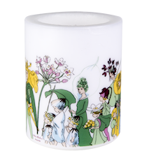 Blomsterfolket Lys H: 12 cm Hvit