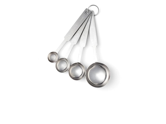 Measurements Stainless Steel 4 pieces