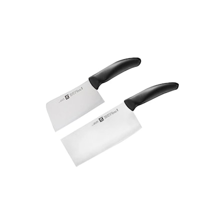 Style Knivset Köttyxa 15 cm & Kinesisk kockkniv/yxa 18 cm.
