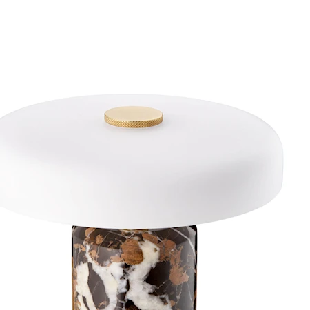Trip Bordlampe Ø17x21 cm Marmor Leire/Matt Opal