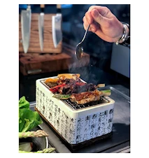 Hibachi Rectangular Japanese Table Grill