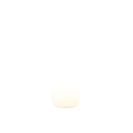 Maane Lampe m. solar Led 20×18 Hvid