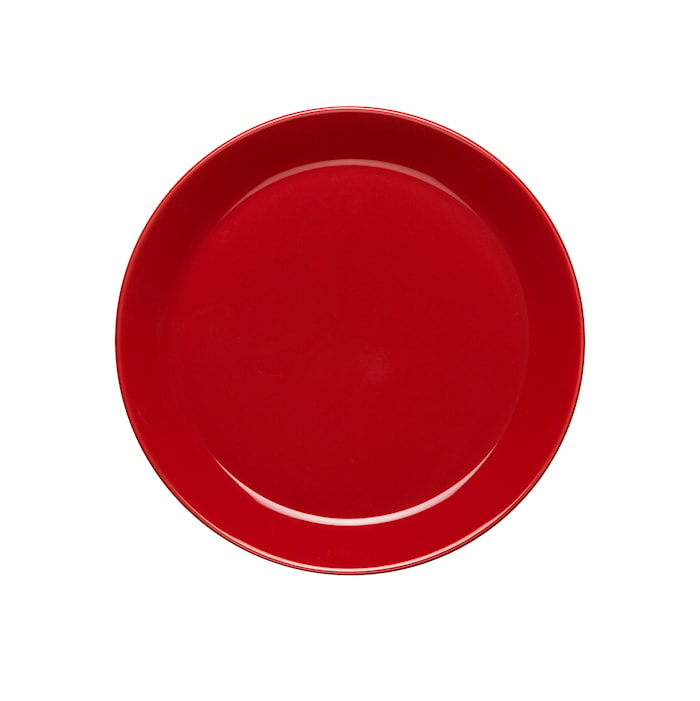 Dish 20 cm with Brim Apple Red