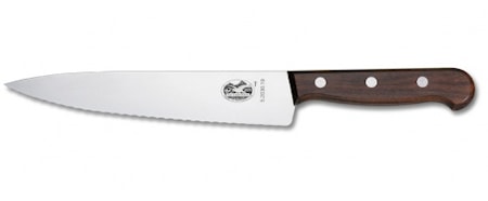 Victorinox Kockkniv Vågtandad Trähandtag 25 cm