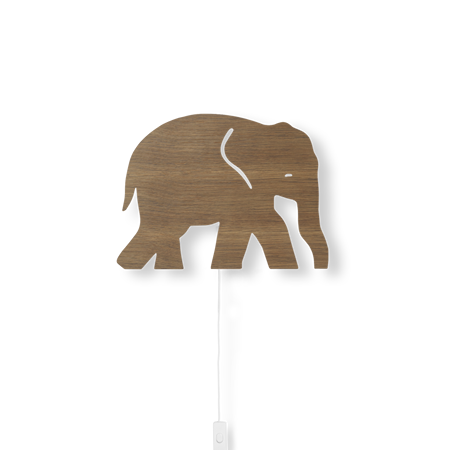 Elephant Vägglampa Smoked Oak