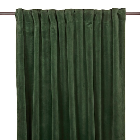 Fondaco Velvet Gardiner 2-pak 140×280 Skovgrøn