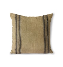 Linen Cushion Dark Beige 45x45 cm