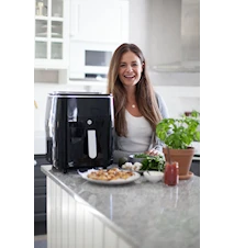 Easy Fry 3in1 Steam+ Airfryer Svart