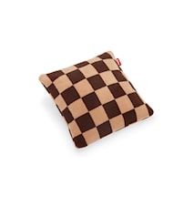 Square Kudde 50x50 cm Teddy Brunrutig