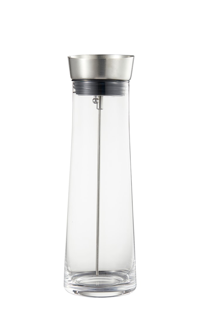 Kait Karaff glas lock rostfritt stål silikon 0,9l höjd 28 dia 9,4cm