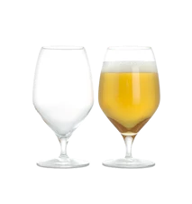 Premium Beer Glass 60 cl clear 2 pcs.