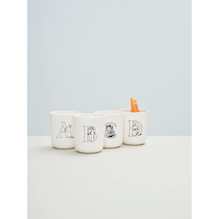 H Moomin ABC kopp 20 cl hvit