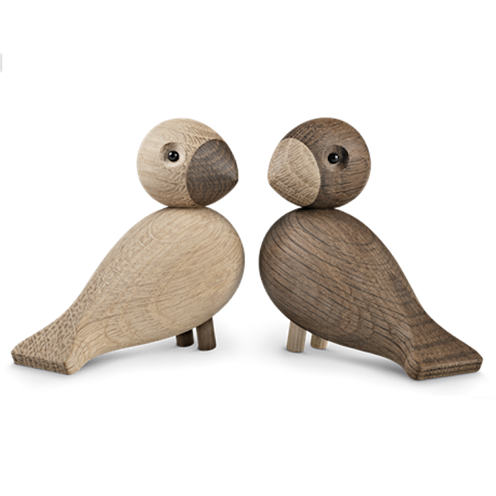 Lovebirds, 2 stk, lys og mørk