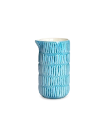 Stripes Mjölkkanna 30 cl 12,5 cm Keramik Turkos
