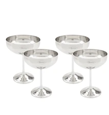 Ice Cream Bowls 4-pack Stainless Steel