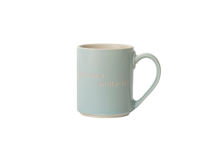 Astrid Lindgren Mugg 20 35 cl Stengods Grön