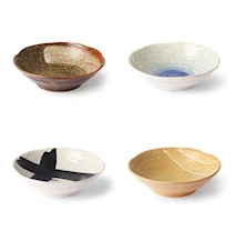 Kyoto Ceramics Japanese Skåler 4 stk