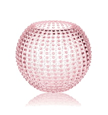 Hobnail Globe Maljakko 24 cm Vaaleanpunainen