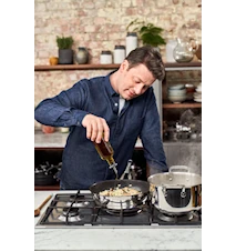 Jamie Oliver Cook's Classic Saucepan 5.2L Stainless steel with lid