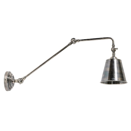 Antique sølv vegglampe