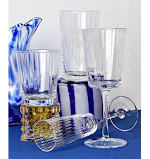 Hurray Champagneglas 6-pack Räfflad/Klar