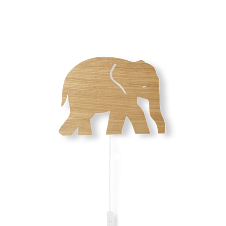 Elephant Vägglampa Oiled Oak