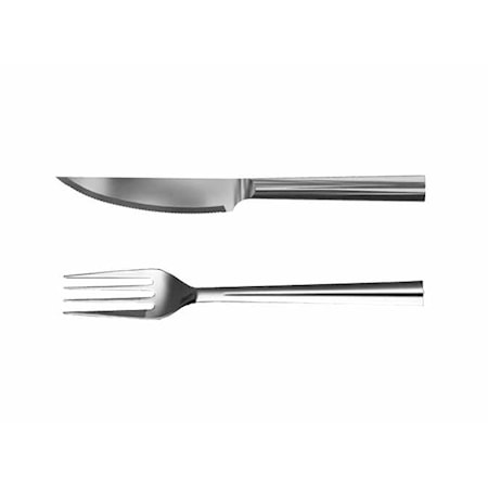 Grand Cru BBQ cutlery 2 pc steel