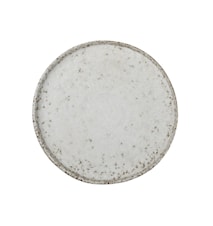 Salt Assiett Ø19,5 cm Stengods Beige/Vit