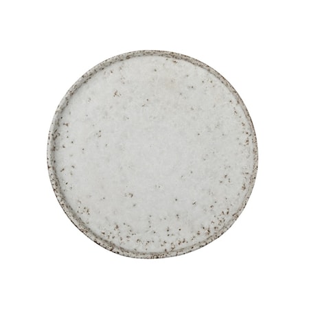 Salt Assiett 19,5 cm Beige/Vit