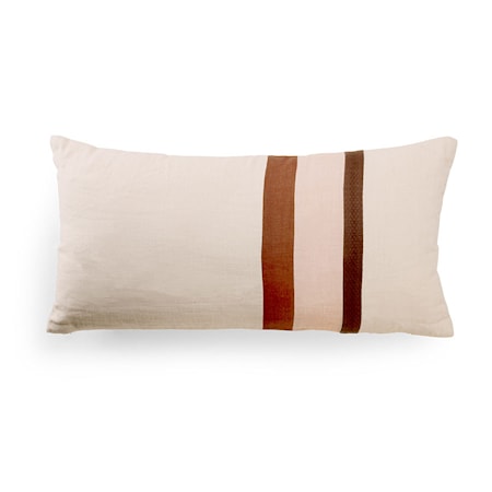 Linen Striped Cushion A 70x35 cm