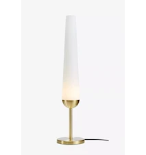 Bern Bordlampe 63 cm Messing/Hvit