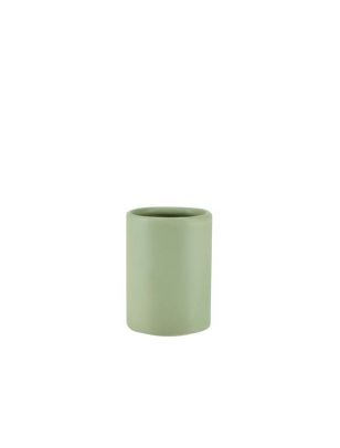 Toothbrush Cup Green 17x8 cm