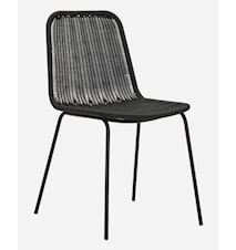 Hapur stol 82 x 55 cm jern svart