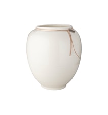 Vase weißglasier 33 cm