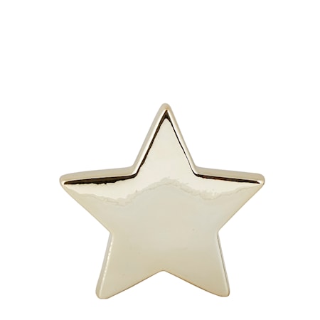 Figur Stjärna Guld 14 cm